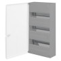 IKEPE Porte blanche pour tableau électrique 3 rangées 13 modules