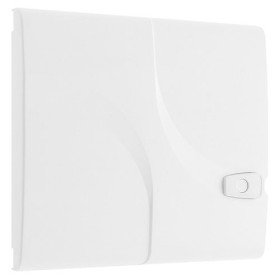 IKEPE Porte blanche pour tableau électrique 1 rangée 13 modules