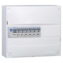 IKEPE Tableau électrique pré-équipé à vis 1 rangée 1ID 63A 6 disjoncteurs