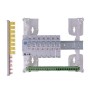 IKEPE Tableau électrique pré-équipé auto 1 rangée 1ID 40A 6 disjoncteurs