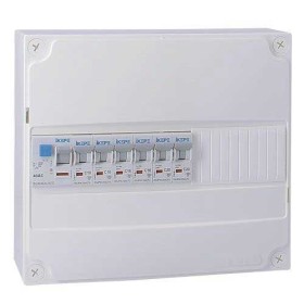 IKEPE Tableau électrique pré-équipé auto 1 rangée 1ID 40A 6 disjoncteurs
