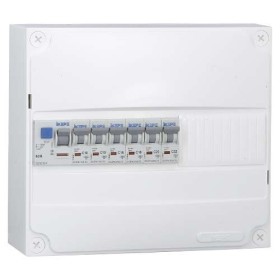 IKEPE Tableau électrique pré-équipé auto 1 rangée 1ID 63A 6 disjoncteurs