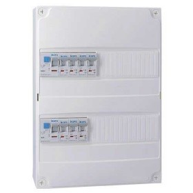 IKEPE Tableau électrique pré-équipé auto 2 rangées 2ID 40A 7 disjoncteurs