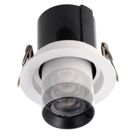 Spot Downlight LED rond orientable 10W IRC90 90 lm/W, driver Lifud 50 000 h