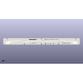 Module LED 8.4W 279x23,6 mm - 12LED 4000K CRI80 L128-E5