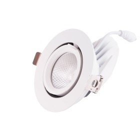 Spot LED Downlight 7W 1050Lm Circulaire Orientable 40 000H