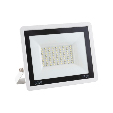 Projecteur LED 50W 4 000Lm 6000K IP66 Gradable 60 000H Finition Blanche