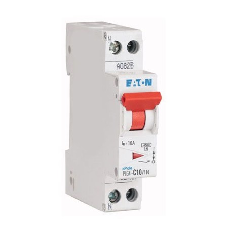 EATON Disjoncteur 10A Ph+N Courbe C 4.5kA 230V