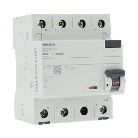 Interrupteur différentiel tétrapolaire SIEMENS 40A 30mA type A