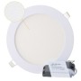 Spot LED encastrable circulaire extra-plat 12W 860 lm CCT réglable sur 3 températures différentes de 3000-6000ºK UGR17 40 000 h