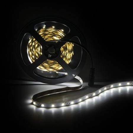 Bande de 300 LEDs 24W 1.200Lm SMD3528 12VDC x5M 40.000H [PL219001]-