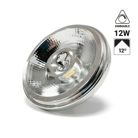 Ampoule LED AR111 12W à intensité variable - Angle de 12° - Driver externe - 3000 K