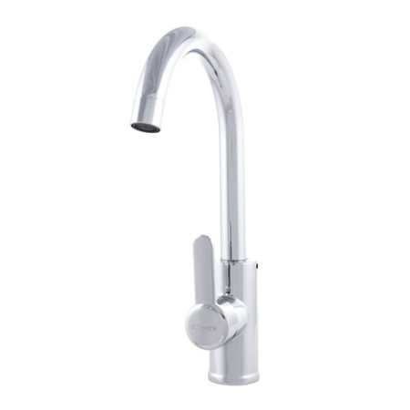 Robinet mitigeur chromé pour évier | Modèle durable et pratique