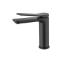 Lavabo à levier unique Danemark - noir mat