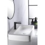 Lavabo à levier unique Danemark - noir mat