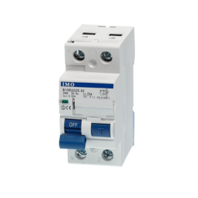 Interrupteur différentiel 30mA 63A - Type AC - 10kA - 1P+N - Bornes alignées - IMO