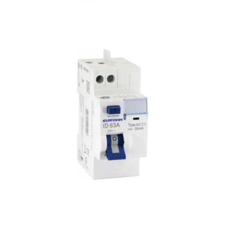 Interrupteur différentiel 63A – 30mA – Type AC – 23463 – Eur’Ohm