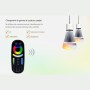 Télécommande LED RGB + CCT - 4 Zones - NOIR - FUT092B - Mi-Light