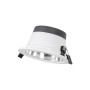Spot Downlight LED rond IP44 puissance réglable 10W/15W/20W - CCT réglable sur 3 températures de 3000-6500ºK - Découpe Ø 150mm