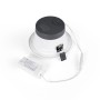 Spot Downlight LED rond IP44 puissance réglable 10W/15W/20W - CCT réglable sur 3 températures de 3000-6500ºK - Découpe Ø 150mm