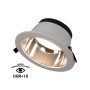 Spot Downlight LED rond IP44 puissance réglable 20W/25W/30W - CCT réglable sur 3 températures de 3000-6500ºK - Coupe Ø 200mm