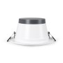 Spot Downlight LED rond IP44 puissance réglable 20W/25W/30W - CCT réglable sur 3 températures de 3000-6500ºK - Coupe Ø 200mm
