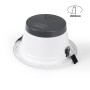 Spot Downlight LED rond IP44 puissance réglable 20W/25W/30W - CCT réglable sur 3 températures de 3000-6500ºK - Coupe Ø 200mm