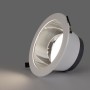 Spot Downlight LED rond IP44 puissance réglable 20W/25W/30W - CCT réglable sur 3 températures de 3000-6500ºK - Coupe Ø 200mm