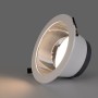 Spot Downlight LED rond IP44 puissance réglable 20W/25W/30W - CCT réglable sur 3 températures de 3000-6500ºK - Coupe Ø 200mm