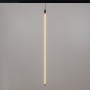 Lampe pendante verticale à LED pour rail magnétique - 48V - 18W - 2800K - Noir