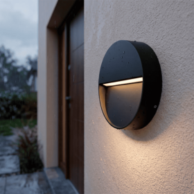 Applique murale extérieure LED circulaire 7W IP54 - 2700K