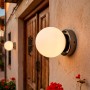 Applique murale boule de cristal « Alba » E27 IP44