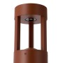Balise LED extérieure « Jamalpur » 90 cm 10W 220 V CA - 3000K - brun rouille