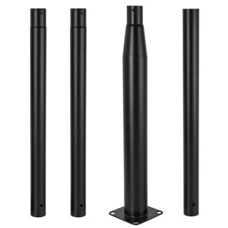 Colonne de lampadaire 4M détachable