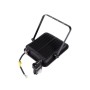 Projecteur LED extérieur 50W avec détecteur de mouvement crépusculaire - Extra plat - IP65 - Noir