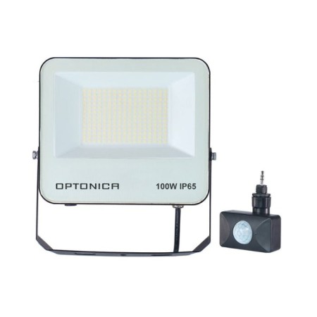 Projecteur LED extérieur 100W avec détecteur - CCT lumière réglable sur 3 températures différentes de 3000-6000ºK - IP65