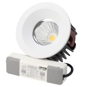 Spot LED encastré rond 12W - CCT lumière réglable de 2700 à 6000ºK - IP65 - diamètre d'encastrement 75 mm