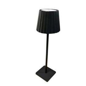 Lampe de Table Rechargeable Tactile Noire 3W - CCT lumière réglable sur 3 températures différentes de 3000-6400ºK