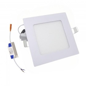 Spot LED Encastrable Carré 6W - CCT lumière réglable sur 3 températures différentes de 3000-6500ºK - Blanc