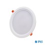 Spot LED encastrable rond plat 30W - Blanc - Transformateur Intégré - Étanche IP65